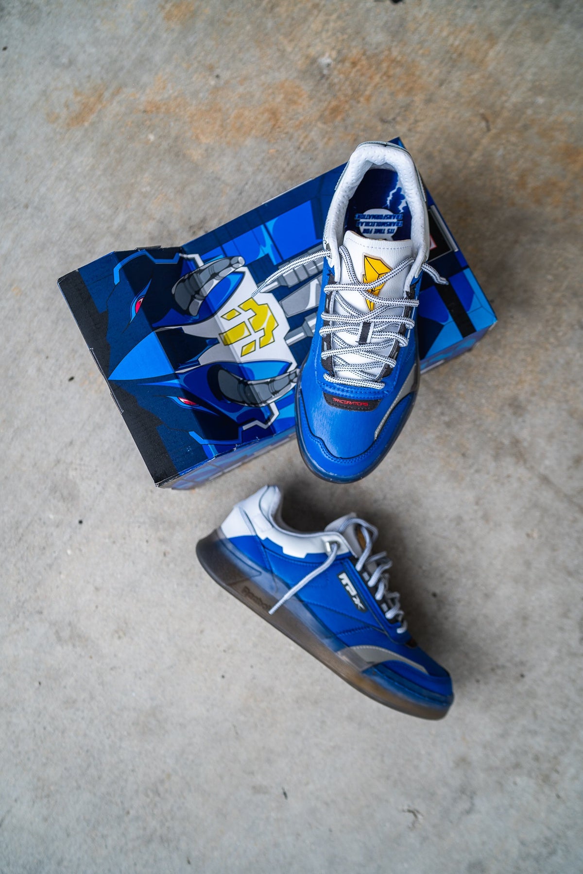 Reebok Power Rangers Club C (Deep Blue)
