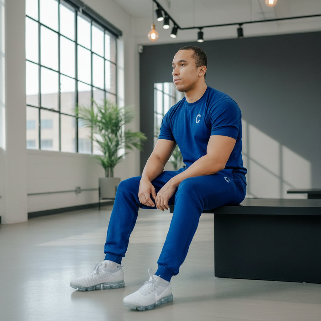 Men's The Closet Inc. Fleece Pants - Navy