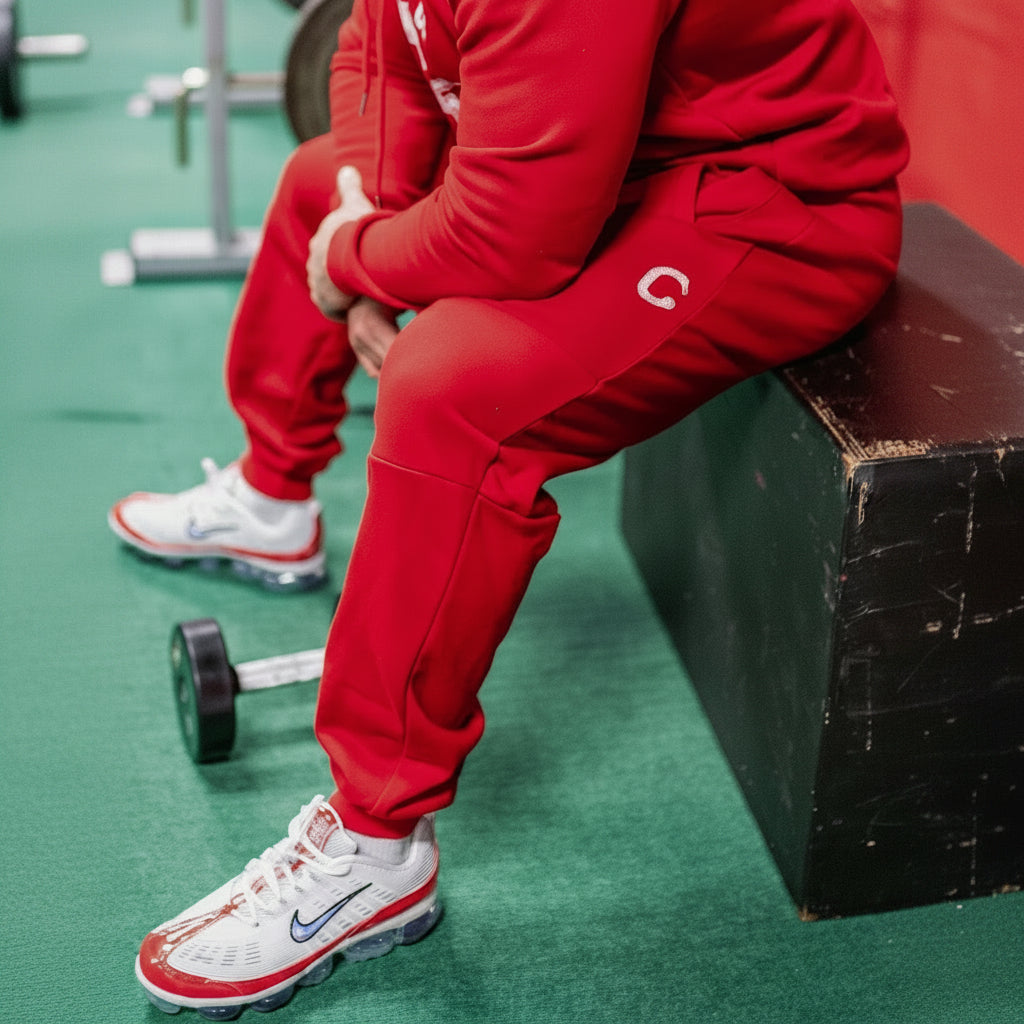 Men's The Closet Inc. Fleece Pants - Red