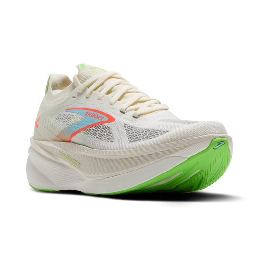 Brooks | Hyperion Max 3 | Men's | Coconut/Green Gecko/Pink Clay
