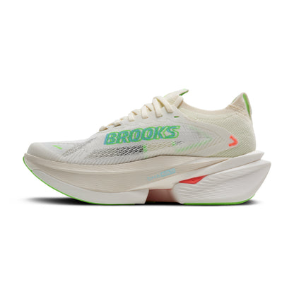 Brooks | Hyperion Max 3 | Men's | Coconut/Green Gecko/Pink Clay