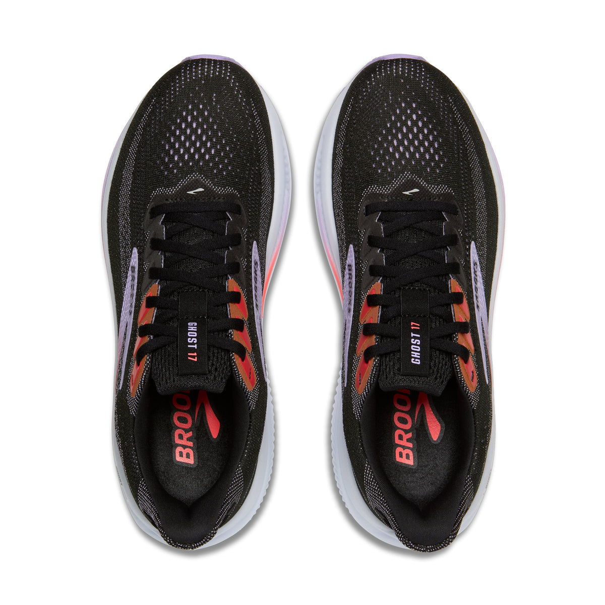 Brooks | Ghost 17 | Women's | Black/Purple/Coral