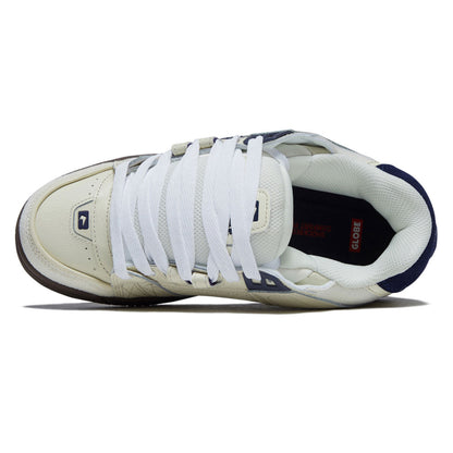 Globe Sabre Shoes - Antique White/Blue