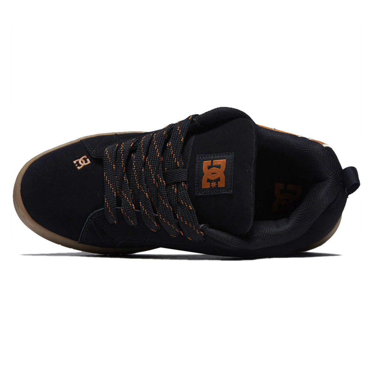 DC Court Graffik Shoes - Dark Brown/Wheat
