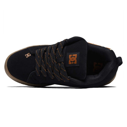 DC Court Graffik Shoes - Dark Brown/Wheat