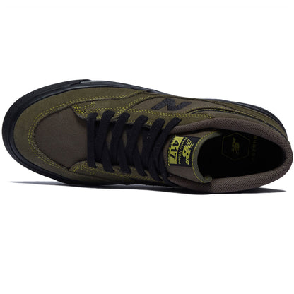 New Balance 417 Villani Shoes - Dark Moss/Black