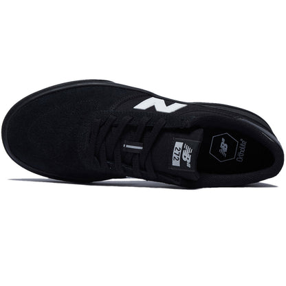 New Balance 272 Shoes - Black/White Suede