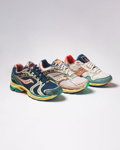 Saucony Men ProGrid OMNI 9 Beige Blue S71015-1