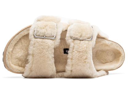 Birkenstock Arizona SK1 1774 Shearling Cream LAF