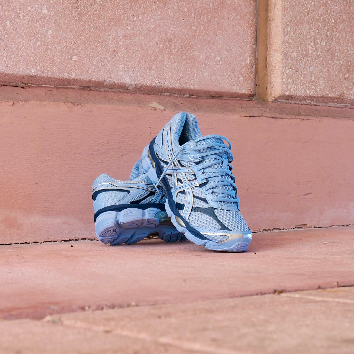 Mens Asics Gel-Cumulus 16 (Stone Wash/Independence Blue)