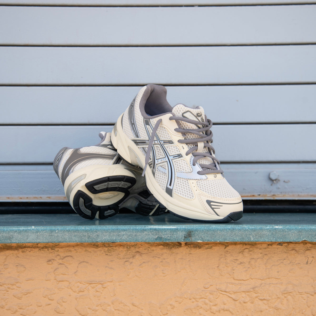 Mens Asics Gel-1130 (Cream/Clay Grey)