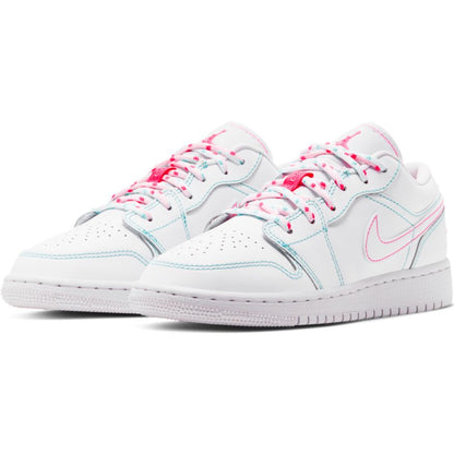 Big Kids' Air Jordan 1 Low  "Aurora Green"