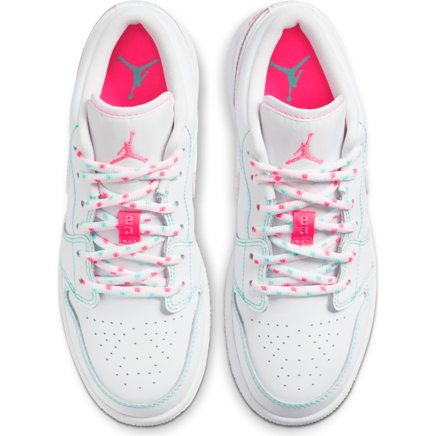Big Kids' Air Jordan 1 Low  "Aurora Green"