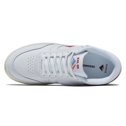 Emerica KSL III Shoes - White/Red