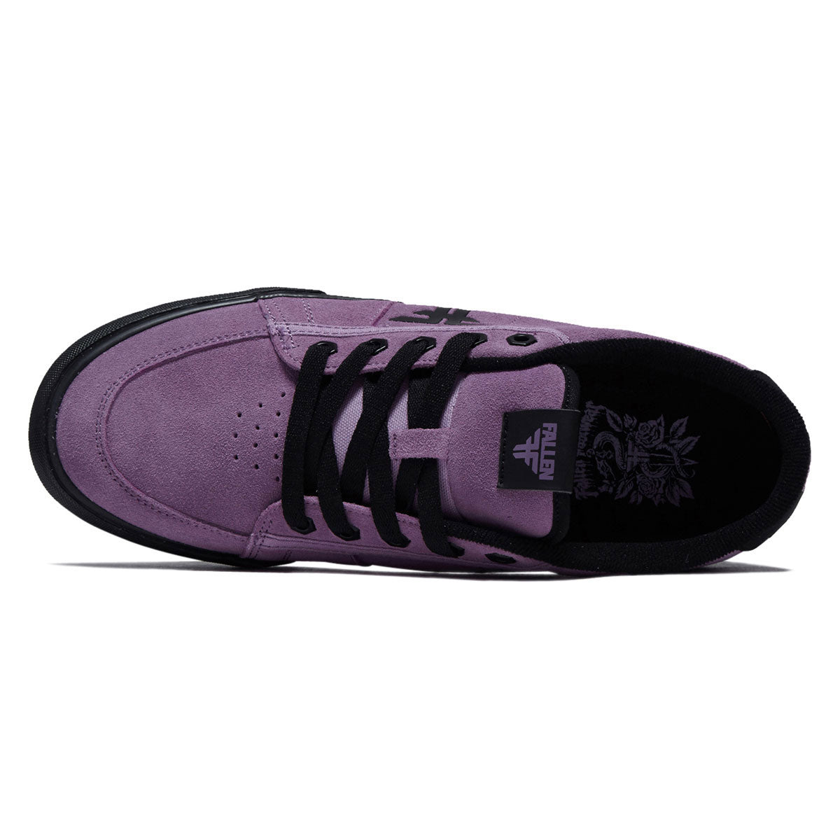 Fallen Bomber Shoes - Pale Lavender/Black