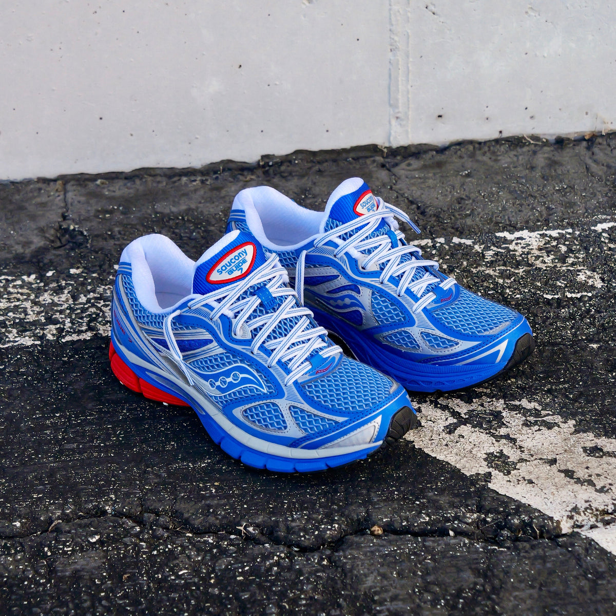 Mens Saucony ProGrid Guide 7 (Blue/Silver)