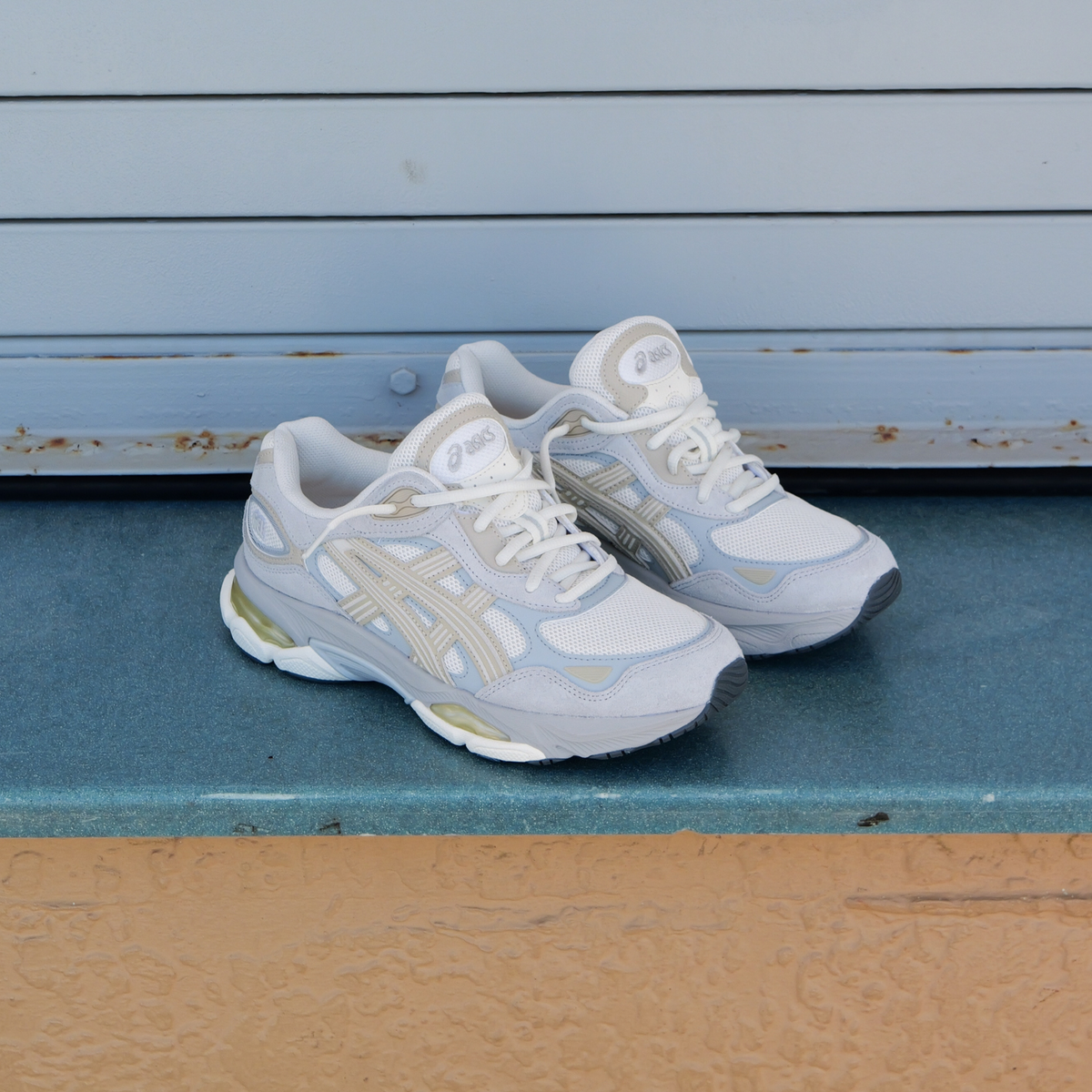 Mens Asics Gel-NYC 2.0 (Cream/Concrete)