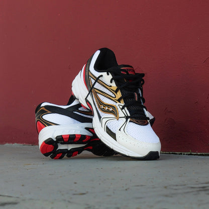 Mens Saucony Ride Millennium (White/Black)