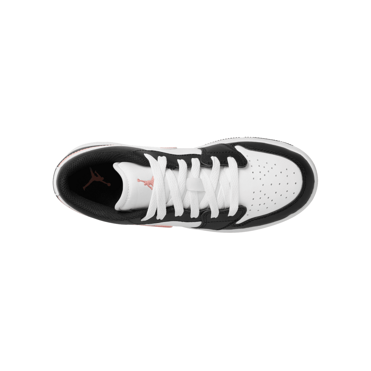 Big Kids' Air Jordan 1 Low "Black Rust Pink"