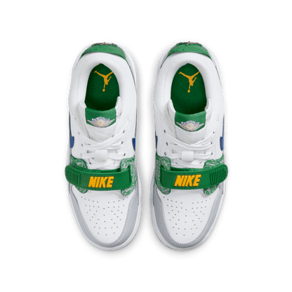 Big Kids' Air Jordan Legacy 312 Low "White Pine Industrial Blue"