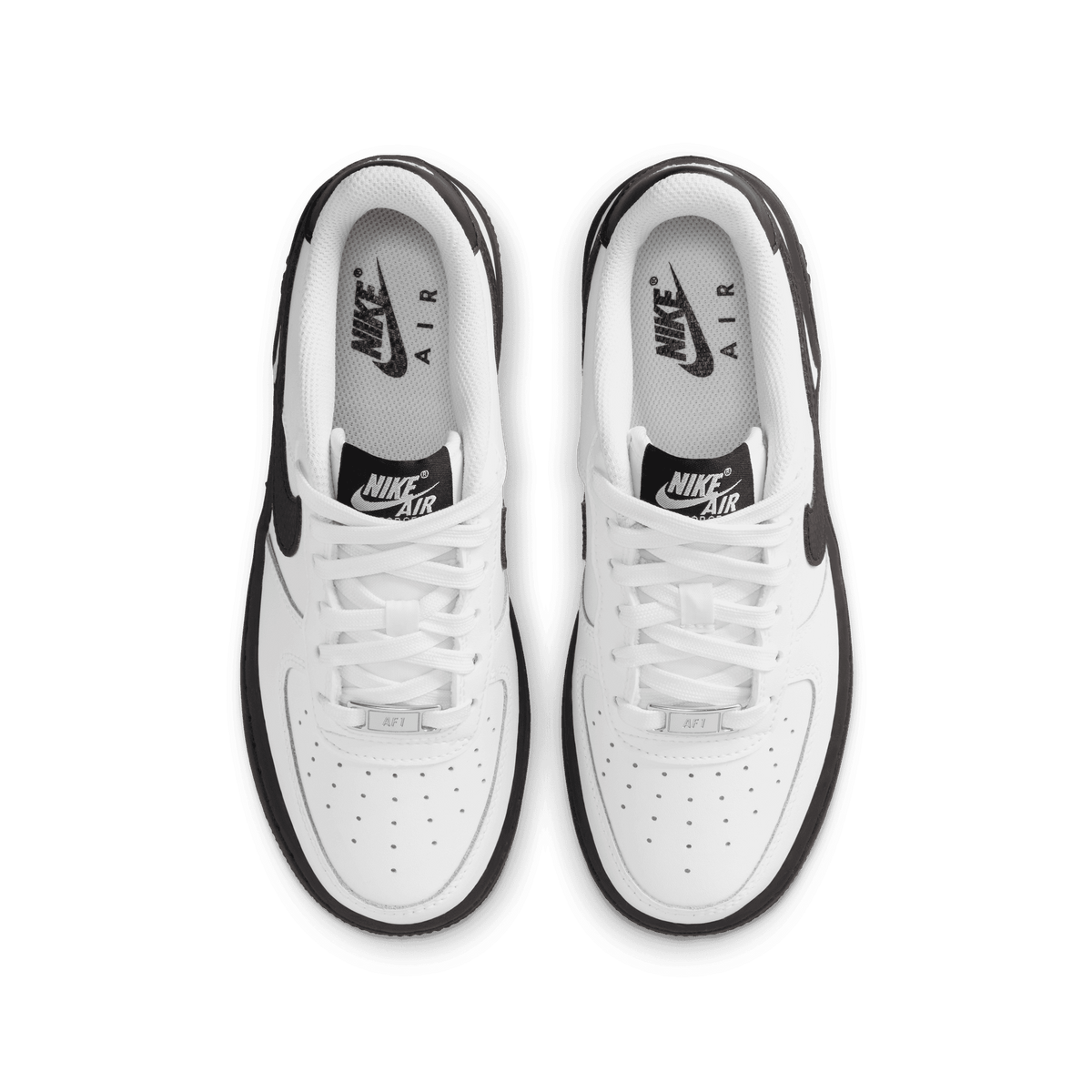 Big Kids' Nike Air Force 1 "White Black"
