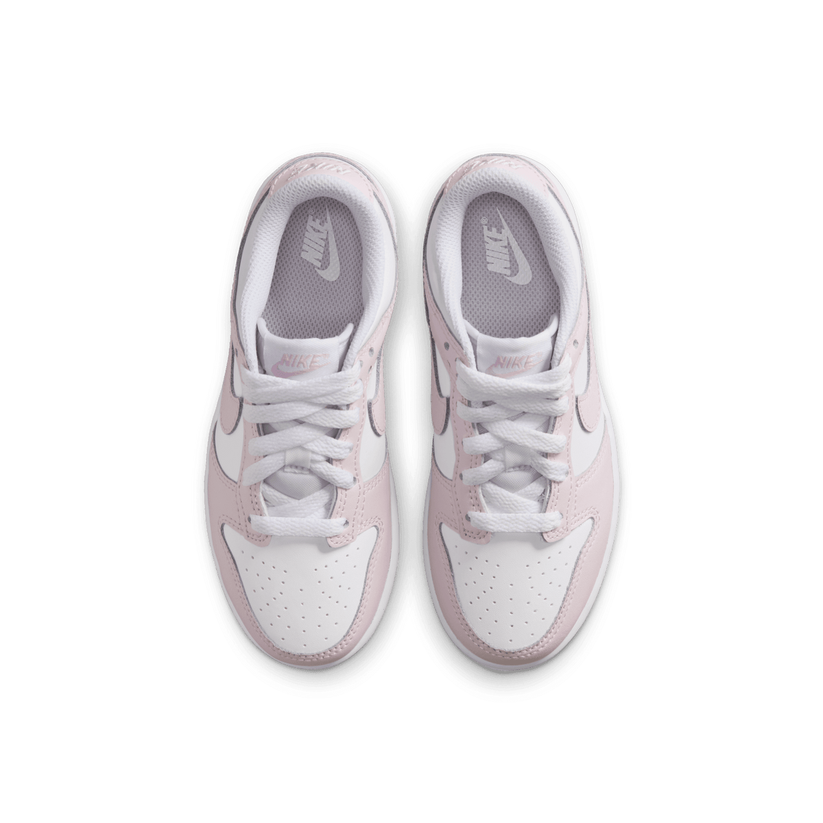 Little Kids' Nike Dunk Low "White Light Violet"