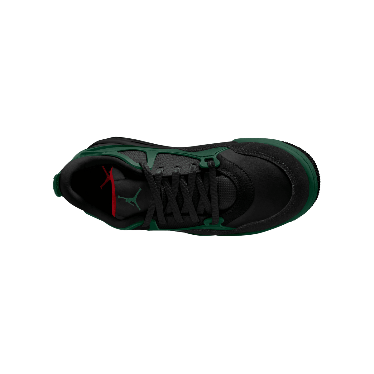 Big Kids' Air Jordan 4RM "Black Gorge Green Varsity Red"