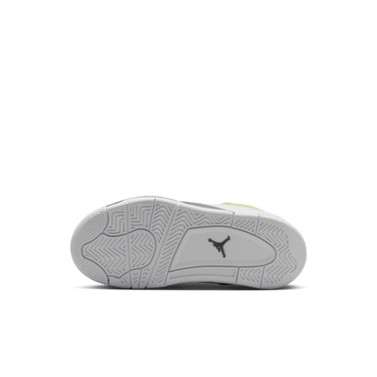 Little Kids' Jordan 4 Retro "Light Lemon Twist"