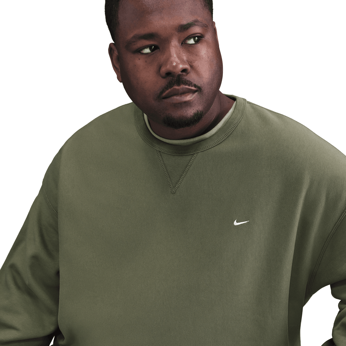 Men's Nike Solo Swoosh Fleece Crew sweatshirt