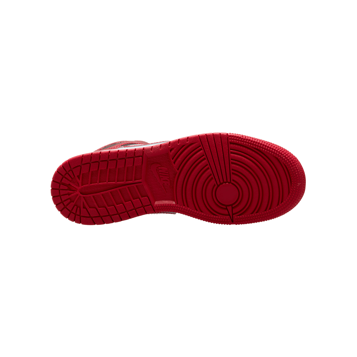 Big Kids' Air Jordan 1 Mid  "Patent Bred Toe"