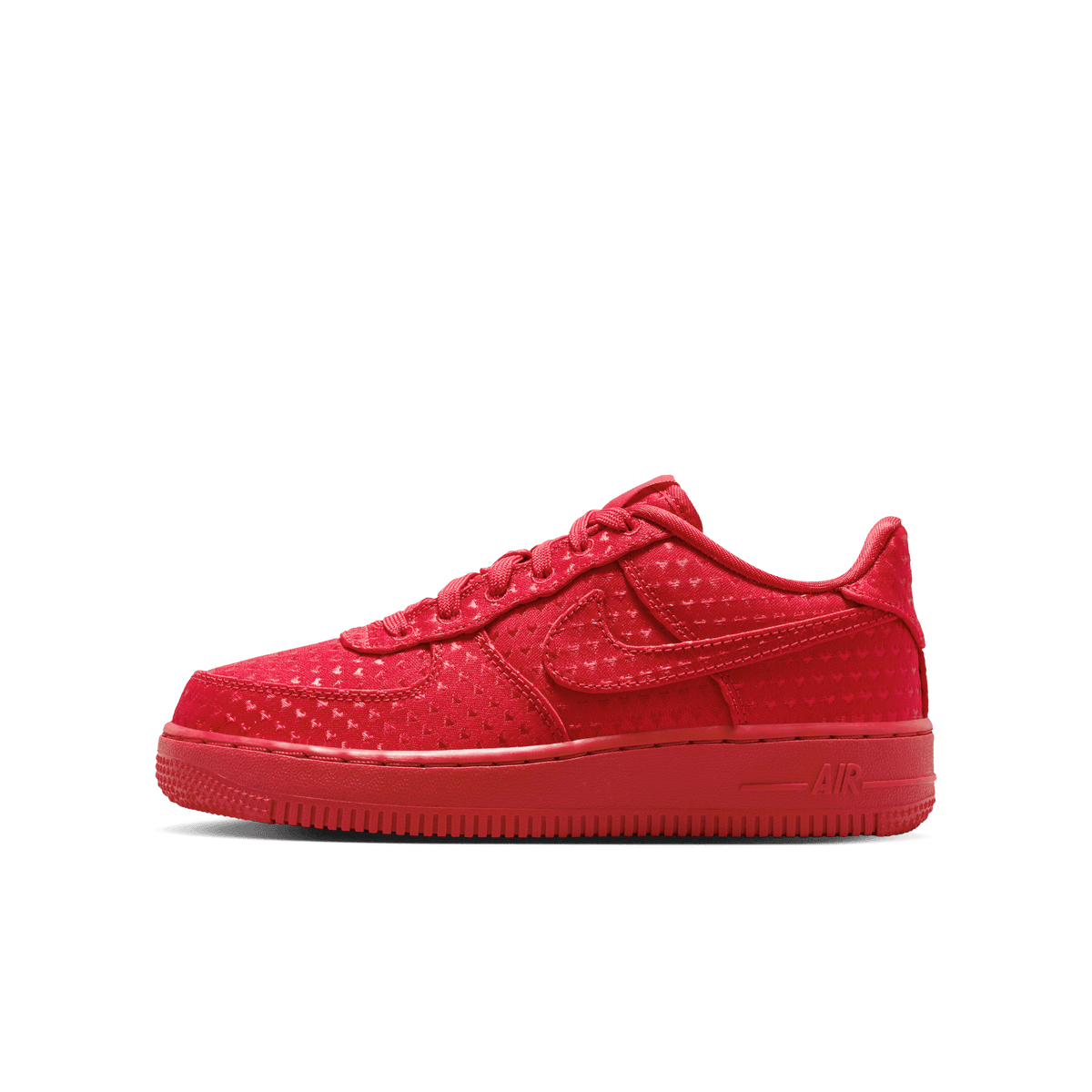 Big Kids' Nike Air Force 1 "Valentine's Day University Red"