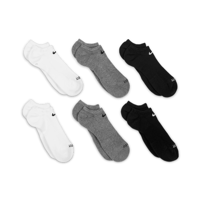 Nike Everyday Plus Cushioned Training No-Show Socks (6 Pairs) "Unisex"