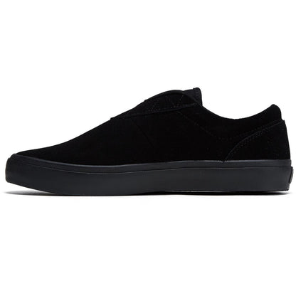 Opus Honey Slip Shoes - Black/Black Suede