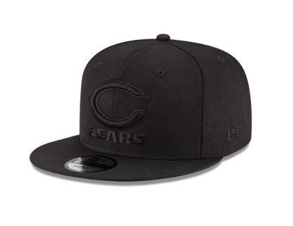 Chicago Bears New Era  Black & Black 9FIFTY Snapback