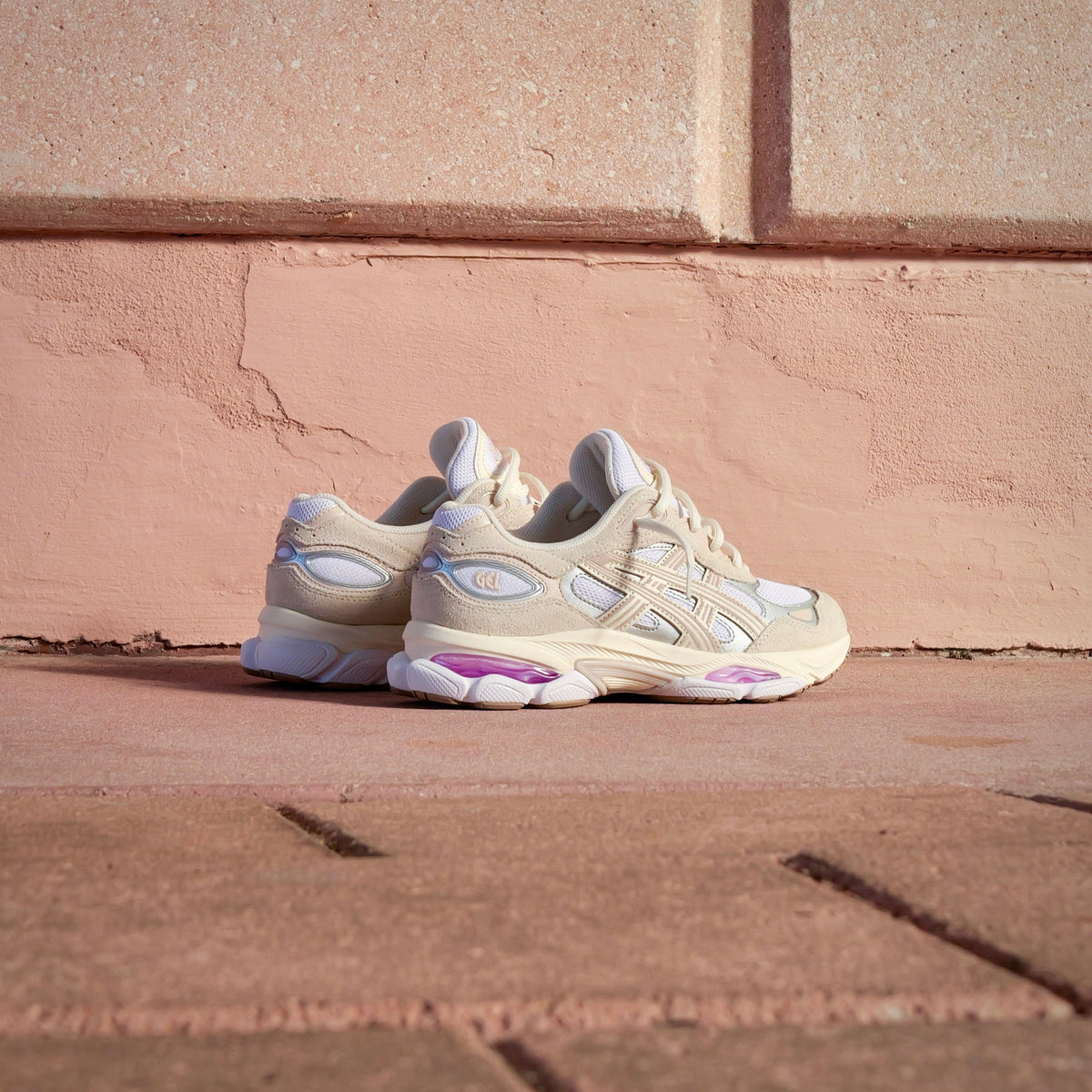 Mens Asics Gel-NYC 2.0 (White/Cream)