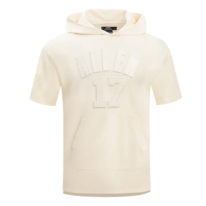 Men's Pro Standard NFL Buffalo Bills Josh Allen #17 Neutral Men's Short Sleeve Pullover Hoodie