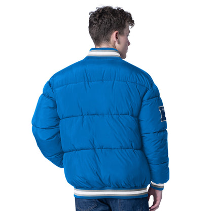 Men's Starter Detroit Lions Baseline Puffer Jacket