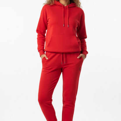 TCI Women's Flc Z Pants - Red