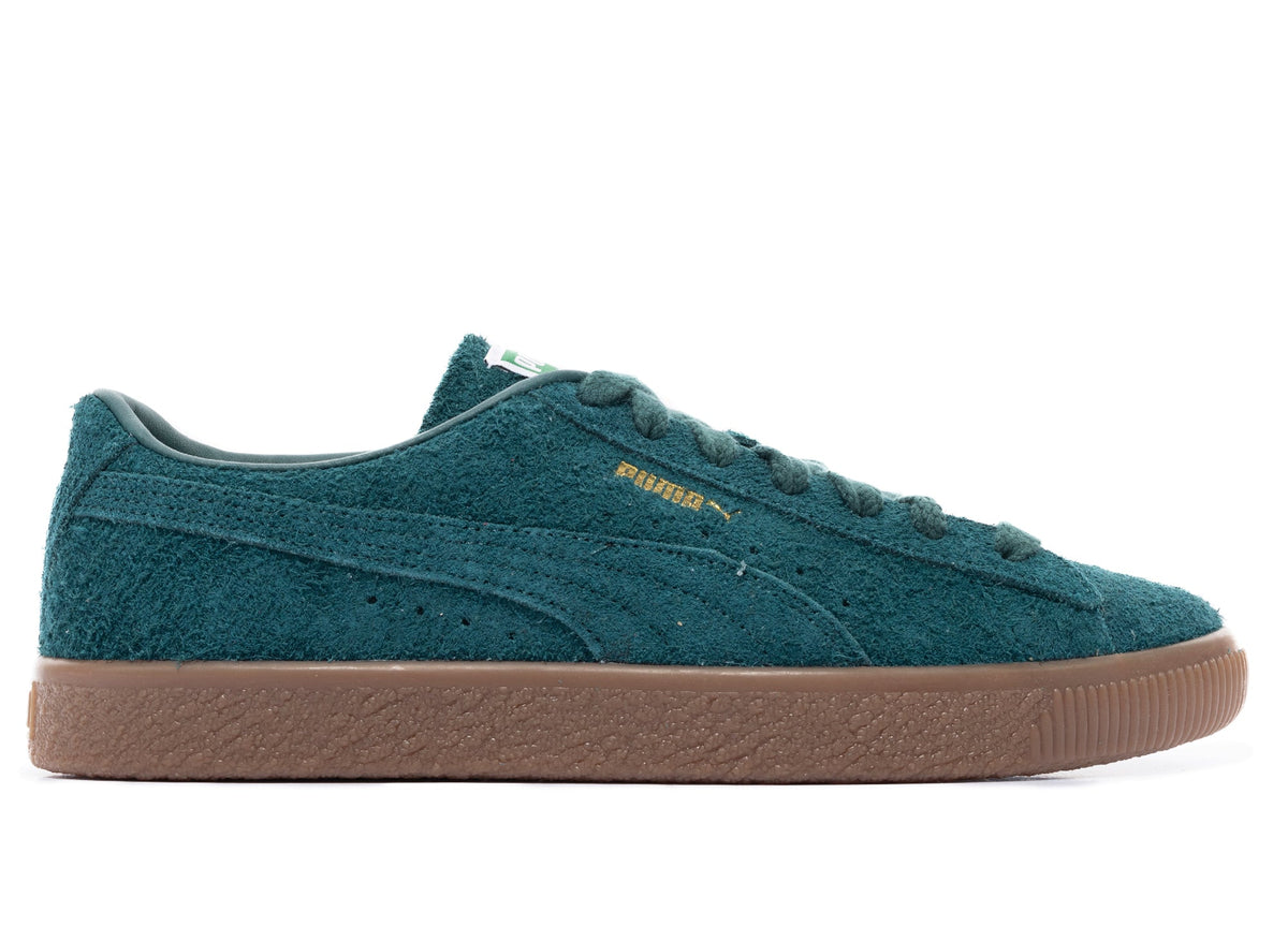Puma VTG Hairy Suede in Varsity Green & Gum