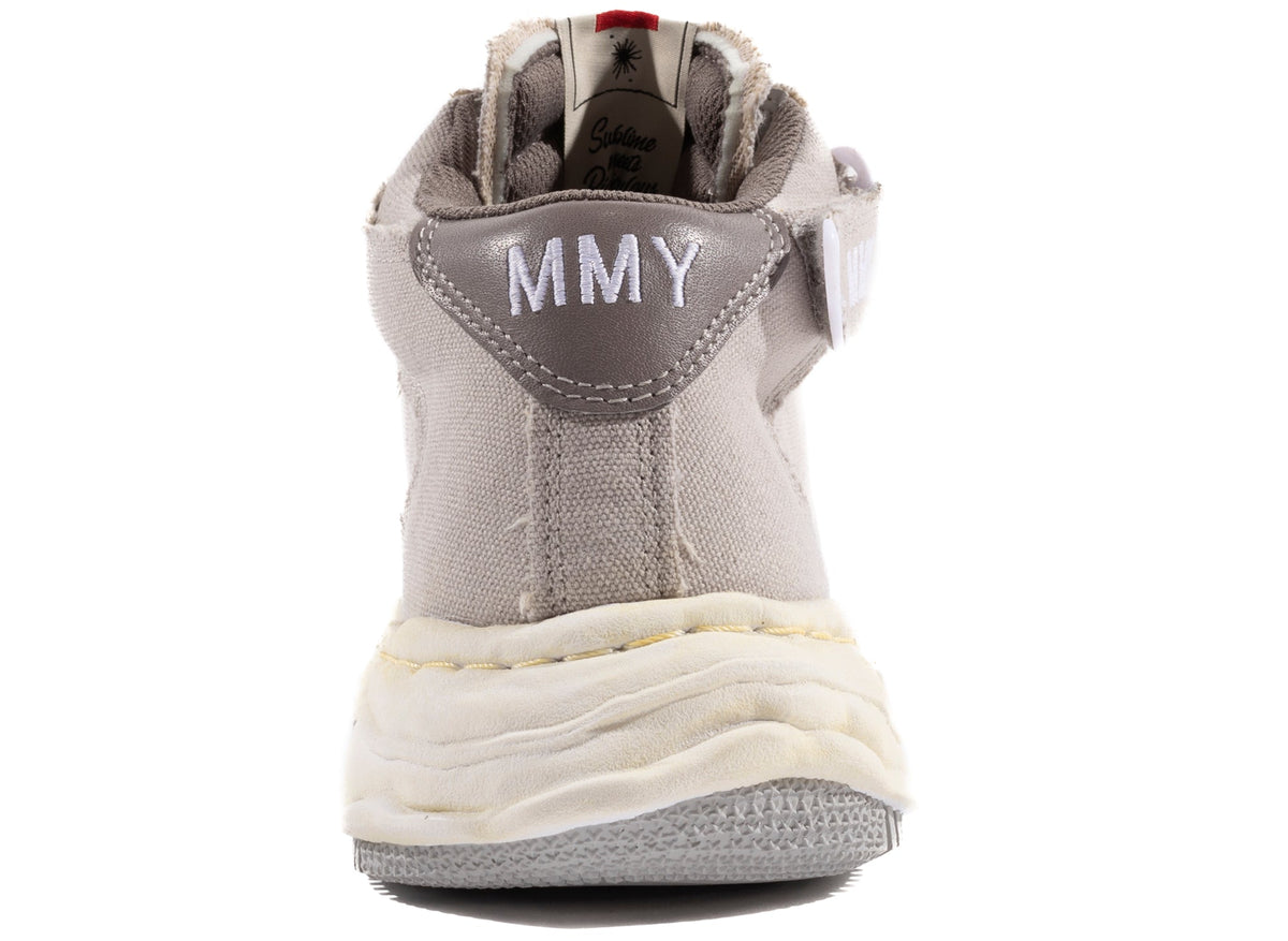 Maison Mihara Yasuhiro Canvas Wayne High-Top Sneaker in Grey