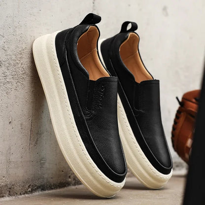 Agnolo Doni Genuine Leather Sneakers