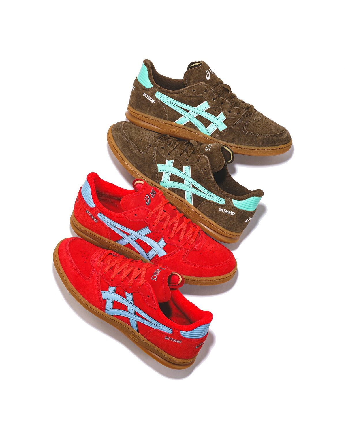 Asics Unisex Skyhand OG Brown Storm Ice Green 1203A452-202
