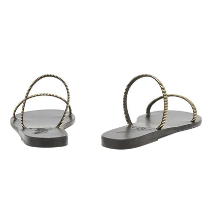 Gloria Gold sandals back