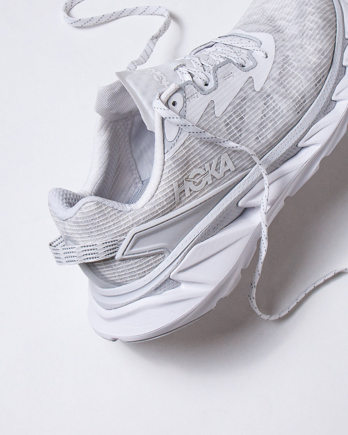 Hoka One One Unisex Elevon 2 TS White Cosmic Grey 1165230-WMC