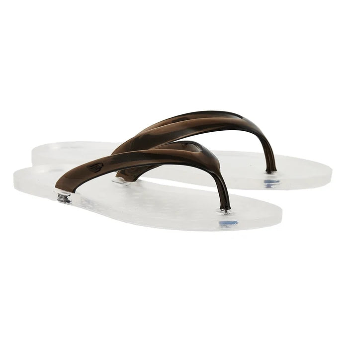 Jelly Flip Flop Clear/Black