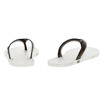 Jelly Flip Flop Clear/Black