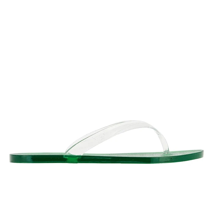 Jelly Flip Flop Clear/Black