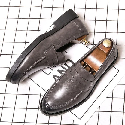 Leonardo de' Ginori Genuine Leather Loafers