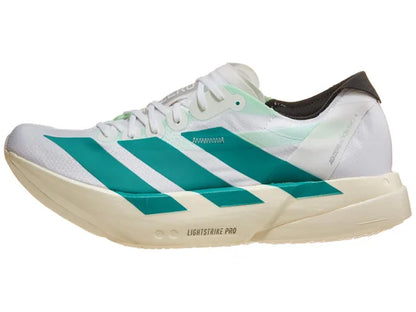 Adidas | Adizero Adios Pro 4 | Men's | Ftwr White/Pure Teal/Carbon