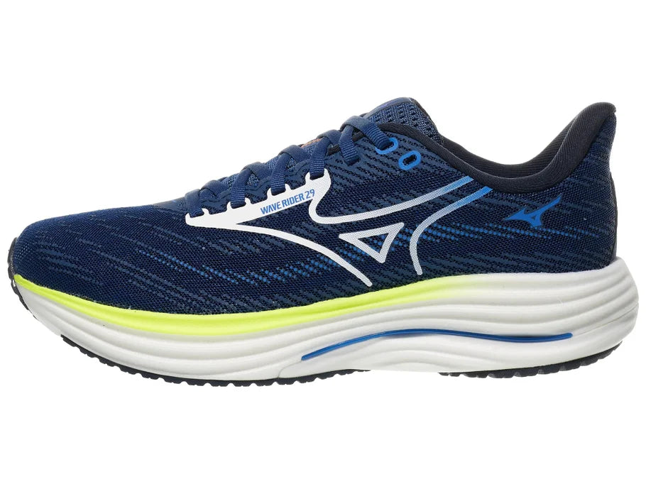 Mizuno | Wave Rider 29 | Men's | Estate Blue/White